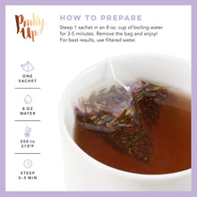 Load image into Gallery viewer, Pinky Up Tea Sachets - Honey Lavender Rooibos