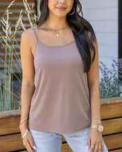 Load image into Gallery viewer, Grace &amp; Lace Scoop Neck Cami - Taupe