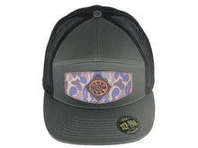 Load image into Gallery viewer, Shot Shell Old School Camo Brown Leather Patch Hat