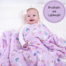 Load image into Gallery viewer, Cute Goose Muslin Swaddle Blanket