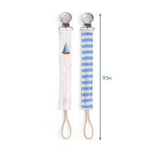 Load image into Gallery viewer, *NEW* Itzy Clip™ - Fabric Pacifier Strap: Nautical