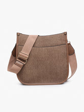 Load image into Gallery viewer, Chloe Crossbody w/ Guitar Strap - Denim Brown