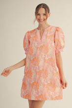 Load image into Gallery viewer, Monet Floral Dress - Peach