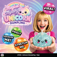 Load image into Gallery viewer, Unicorn Mystery Dumpling Squishy