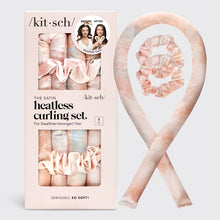 Load image into Gallery viewer, Kitsch Satin Heatless Curling Set - Sunset Tie Dye
