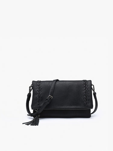 Isadora Whipstitch Crossbody - Black