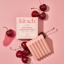Load image into Gallery viewer, Kitsch Cleansing Tart Cherry Solid Body Wash