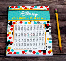 Load image into Gallery viewer, Disney Word Search and Coloring Book by Editors of Thunder Bay Press: Paperback; 120 pages / English