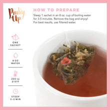 Load image into Gallery viewer, Pinky Up Tea Sachets - Strawberry Mint Herbal