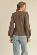 Load image into Gallery viewer, Carla Cable Knit Sweater - Taupe