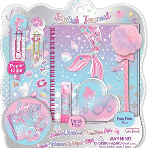 Girl's Stylish Journal Set - Mermaid