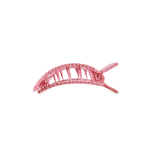 Load image into Gallery viewer, Small Teleties Flat Square Hair Clip - Laura Park Berry Cozy