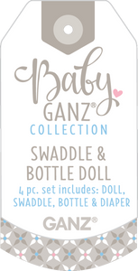 Baby GANZ Swaddle & Bottle Baby