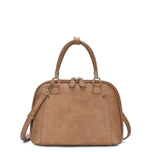 Camila Satchel Crossbody - Tan