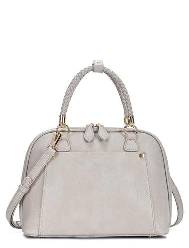 Camila Satchel Crossbody - Stone