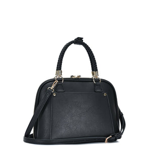 Camila Satchel Crossbody - Black