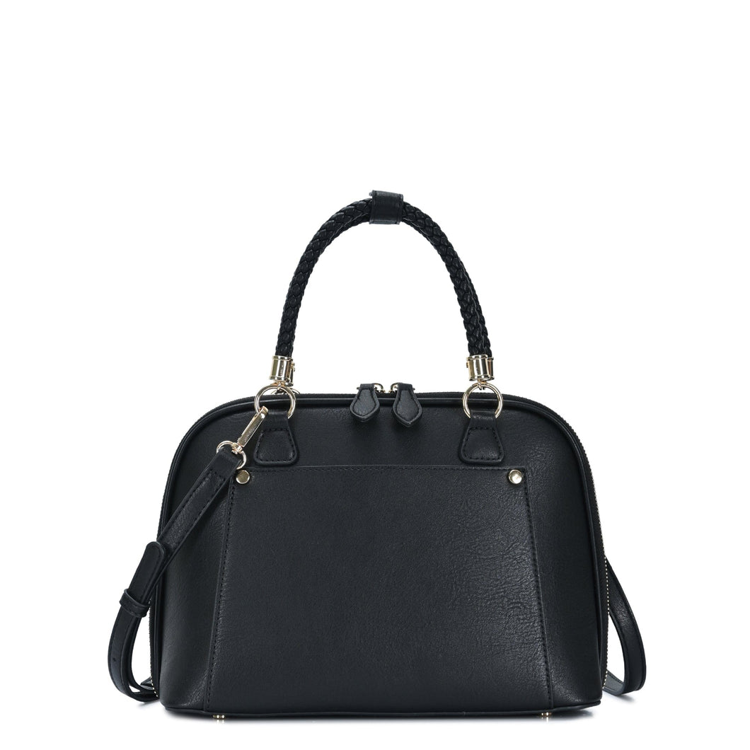 Camila Satchel Crossbody - Black