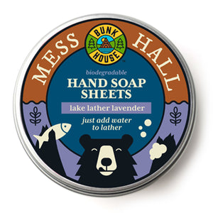 Bunkhouse Mess Hall Biodegradable Hand Soap Sheets