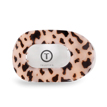 Load image into Gallery viewer, Large Teleties Flat Round Hair Clip - Blonde Tortoise