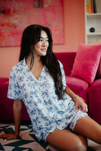 Load image into Gallery viewer, Light Blue Mini Bows Loungewear Set