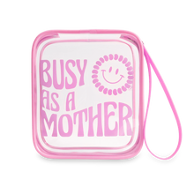Load image into Gallery viewer, Teleties Teletote Travel Pouch - Busy As A Mother