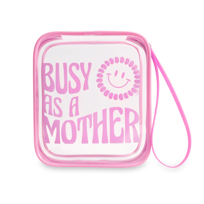 Teleties Teletote Travel Pouch - Busy As A Mother