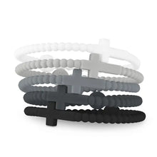 Load image into Gallery viewer, Jesus Bracelet Stack in Alloy - Medium- by Ryan &amp; Rose