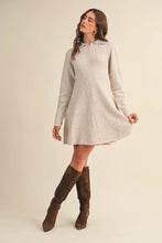 Load image into Gallery viewer, Audrey Sweater Dress - Oatmeal