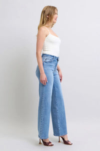 Judy Blue HW Vintage Wash Retro Wide Leg Jean