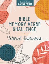 Load image into Gallery viewer, Bible Memory Verse Challenge Word Searches Large Print