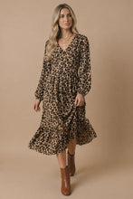 Load image into Gallery viewer, Tiffany Animal Print Empire Midi Dress