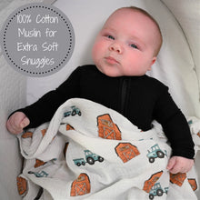 Load image into Gallery viewer, How We Roll Muslin Swaddle Blanket