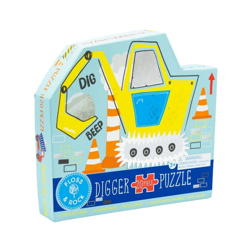 Children's 20pc Puzzle - Construction Digger