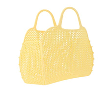 Load image into Gallery viewer, Retro Vintage Beach Bag - Lemon