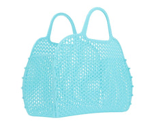Load image into Gallery viewer, Retro Vintage Beach Bag - Turquoise