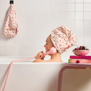 Kitsch Quick Dry Hair Towel - Cherry
