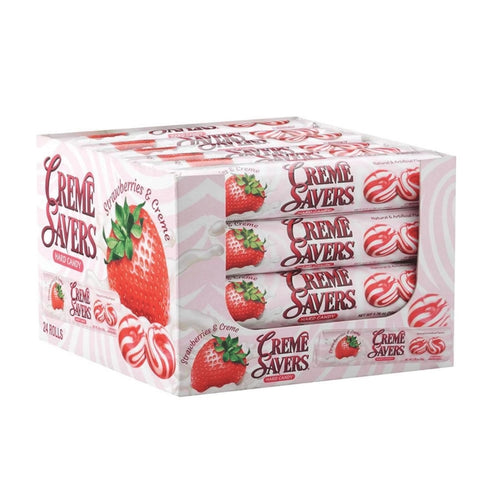 Creme Savers Strawberries & Creme Candies