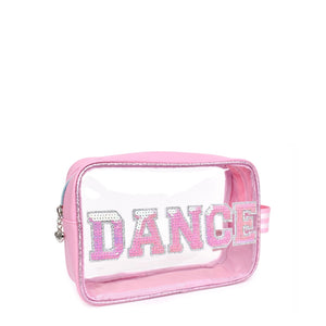 "Dance" Clear Sequin Pouch