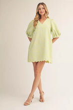Load image into Gallery viewer, Summer Sunshine Scallop Hem Dress - Yellow