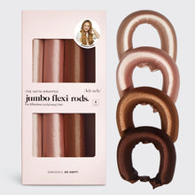 Load image into Gallery viewer, Kitsch Satin Jumbo Flexi Rods 4pc - Rosewood