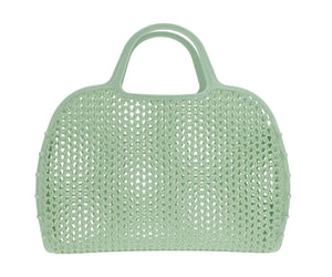 Retro Vintage Beach Bag - Sage