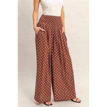 Load image into Gallery viewer, Fancy Dot Wide-Leg Pants - Oatmeal