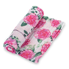 Load image into Gallery viewer, Live Life in Full Bloom Muslin Swaddle Blanket