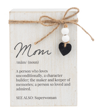 Load image into Gallery viewer, Ganz Wooden Mother&#39;s Day Shelf Sitters