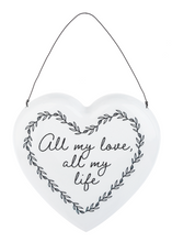 Load image into Gallery viewer, Ganz Wedding Heart Ornament