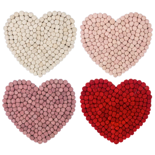 Ganz Pom Heart Trivet