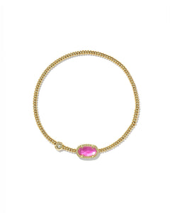 Kendra Scott Grayson Gold Stretch Bracelet in Azalea Illusion