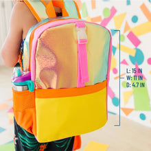 Load image into Gallery viewer, Kid&#39;s Pack It All Backpack - Orange Shimmer