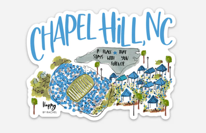 Chapel Hill College Town Sticker