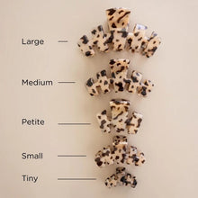 Load image into Gallery viewer, Petite Teleties Classic Claw Clip - Blonde Tortoise